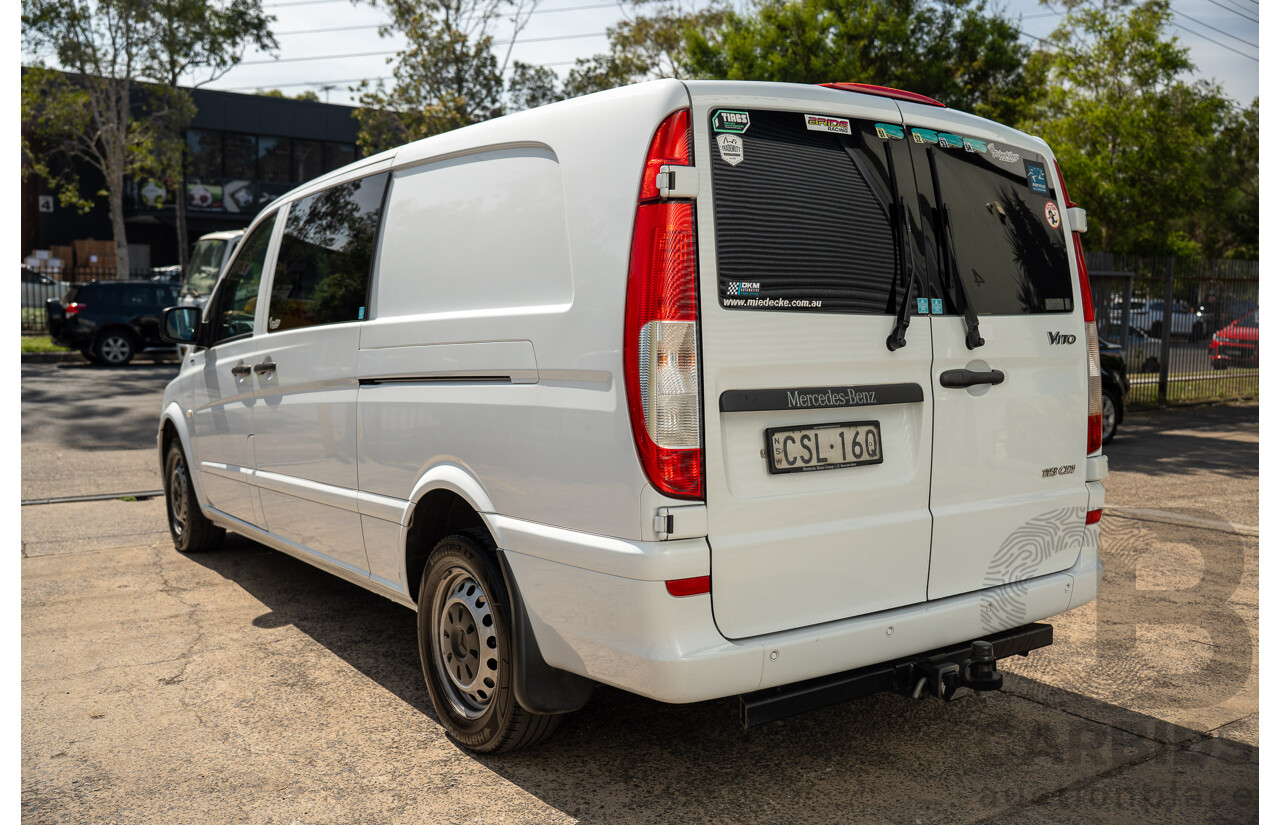 5/2014 Mercedes-Benz Vito 113cdi (LWB) MY14 4d Van Arctic White Turbo Diesel 2.1L