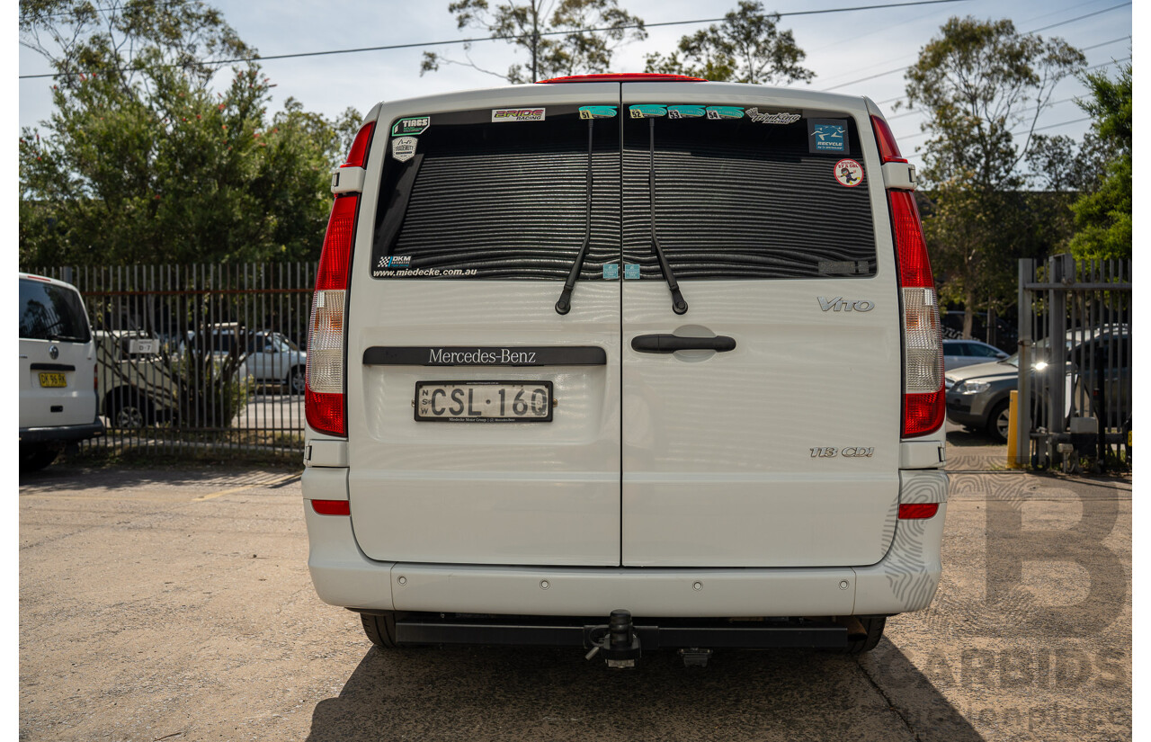 5/2014 Mercedes-Benz Vito 113cdi (LWB) MY14 4d Van Arctic White Turbo Diesel 2.1L