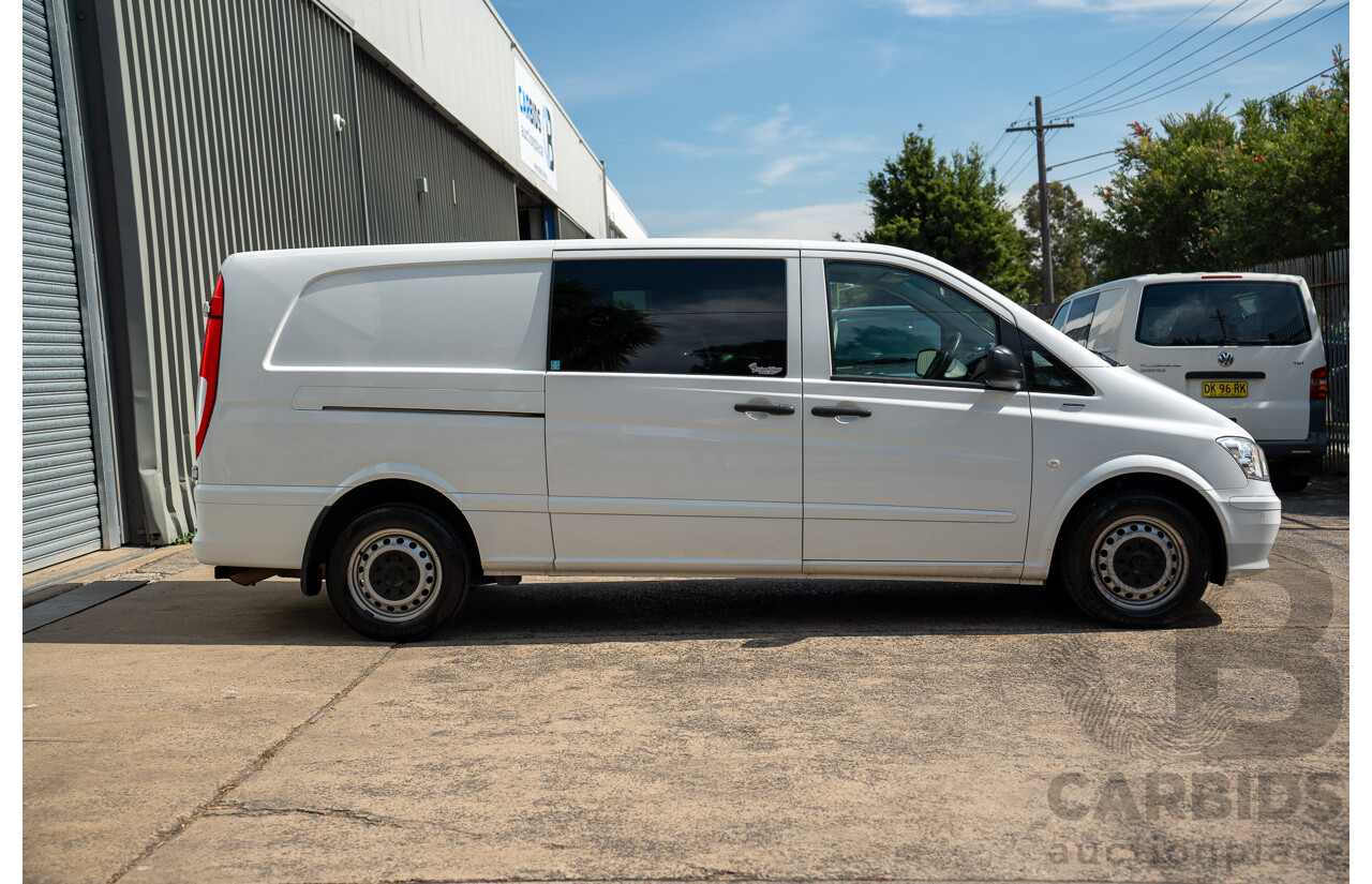 5/2014 Mercedes-Benz Vito 113cdi (LWB) MY14 4d Van Arctic White Turbo Diesel 2.1L