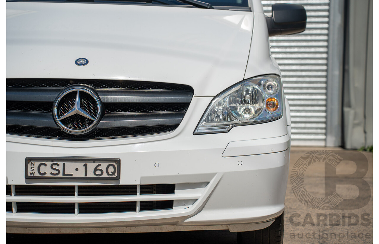 5/2014 Mercedes-Benz Vito 113cdi (LWB) MY14 4d Van Arctic White Turbo Diesel 2.1L