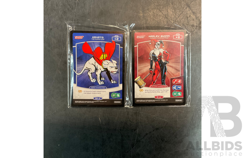 AVENGERS & JUSTICE LEAGUE Collectible Cards (13 Packs + 2 Packs)