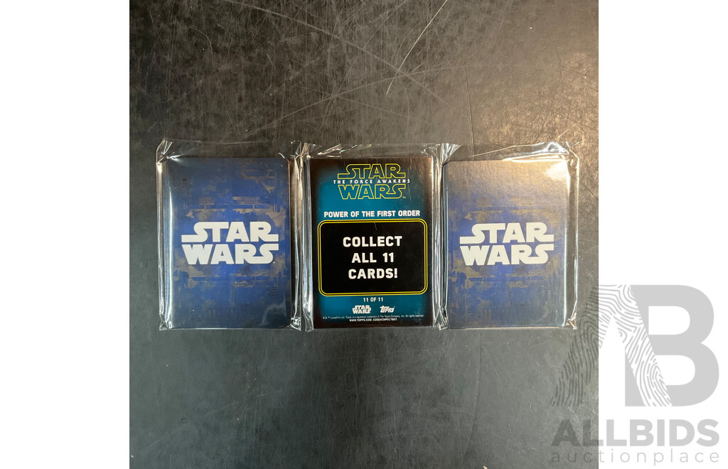 Assorted STAR WARS Collectible Cards & Books & Puzzle & More