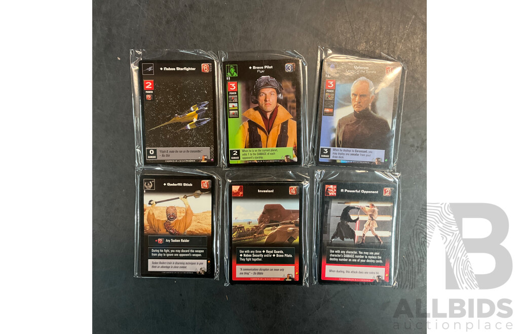 Assorted STAR WARS Collectible Cards & Books & Puzzle & More