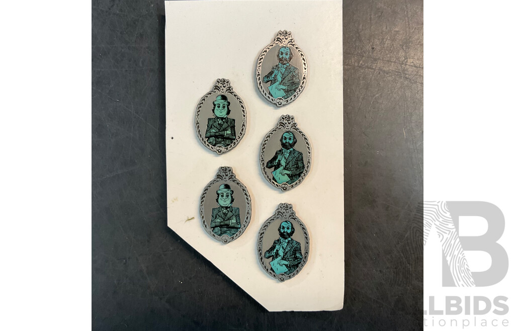 Star Wars Jabba the Hutt's Hookah Pipe 1983 Authentic Kenner Accessory Pack & ET, Sitich, Disney Haunted Mansion Pins & More