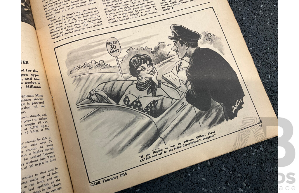 Collection of 11 Vintage Magazines,  Including CARS Today (1954-56) and WHEELS (1654,1957)