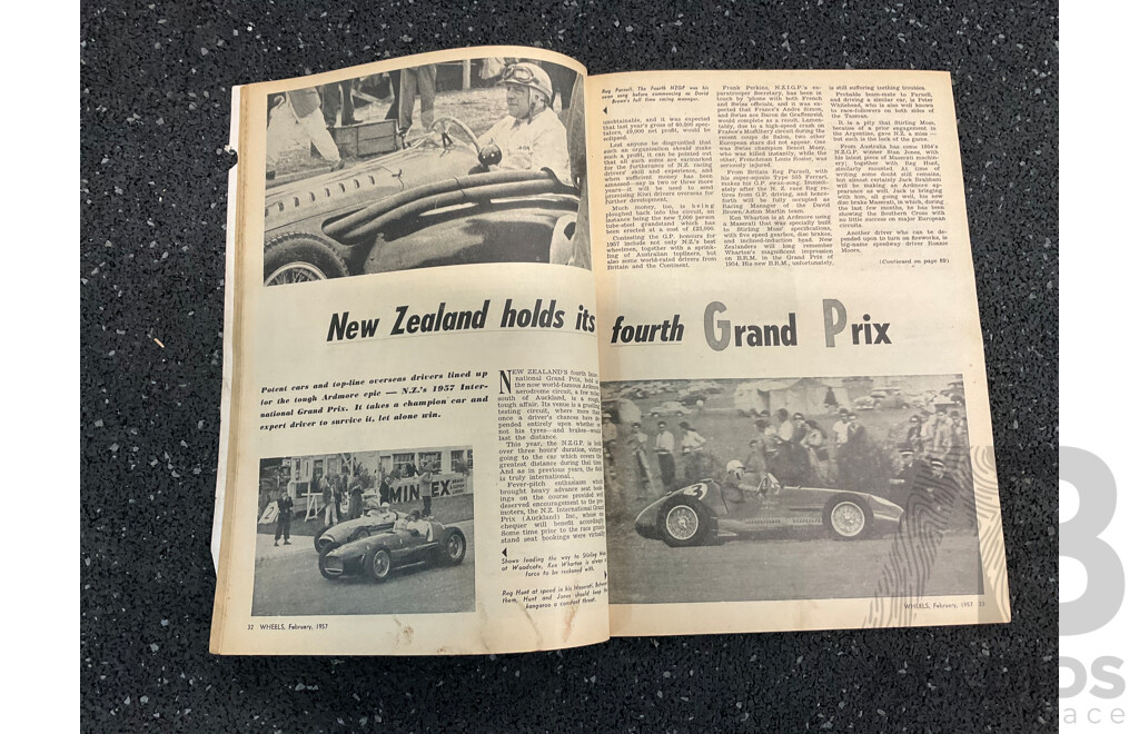 Collection of 11 Vintage Magazines,  Including CARS Today (1954-56) and WHEELS (1654,1957)