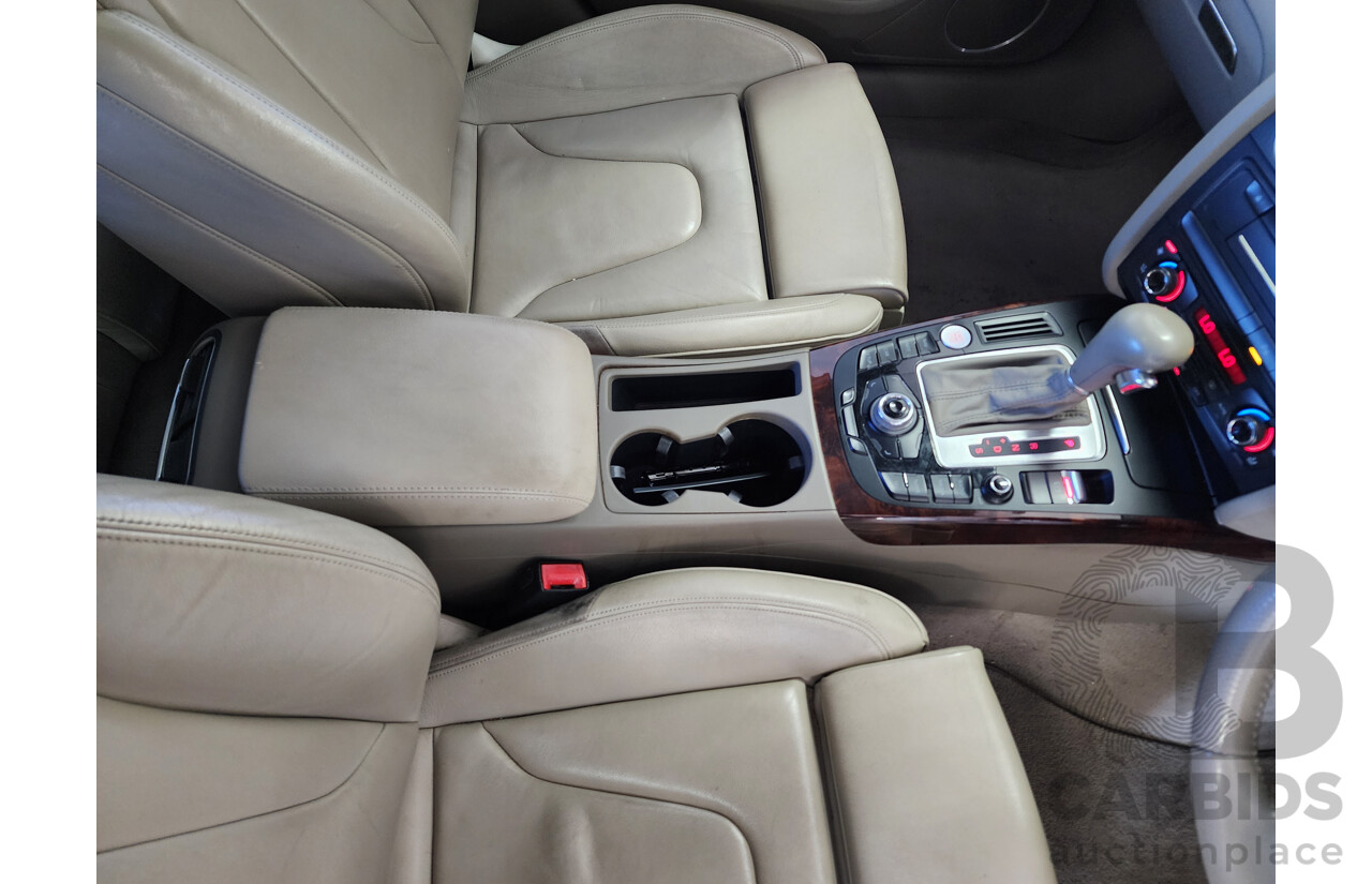 2/2012 Audi A4 2.0 TFSI Quattro B8 (8K) MY12 4d Sedan Blue 2.0L