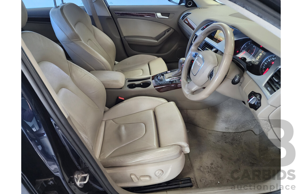 2/2012 Audi A4 2.0 TFSI Quattro B8 (8K) MY12 4d Sedan Blue 2.0L