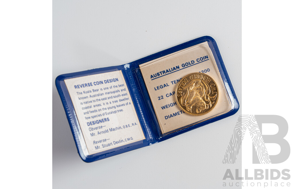 Australian RAM 1980 Gold Two Hundred Dollar Coin .916