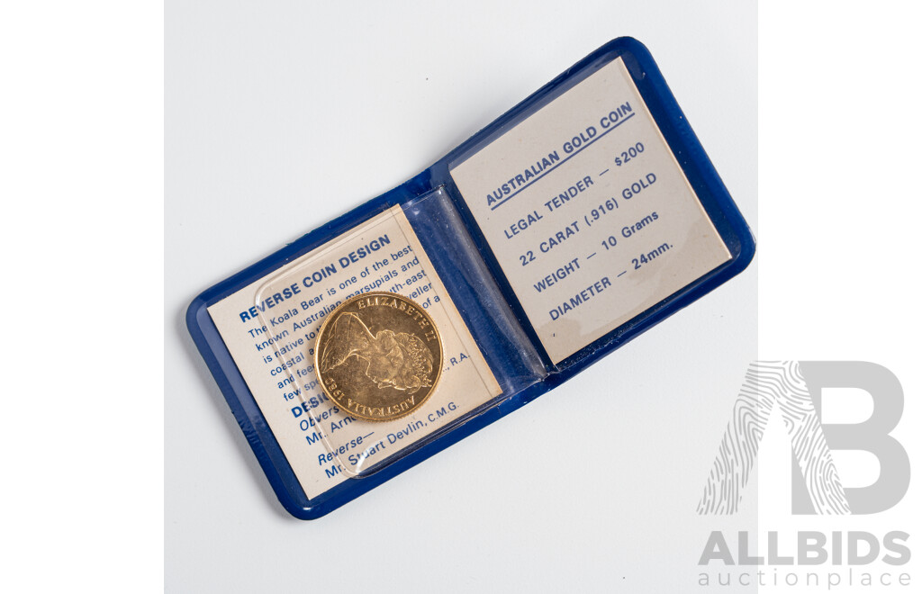 Australian RAM 1980 Gold Two Hundred Dollar Coin .916