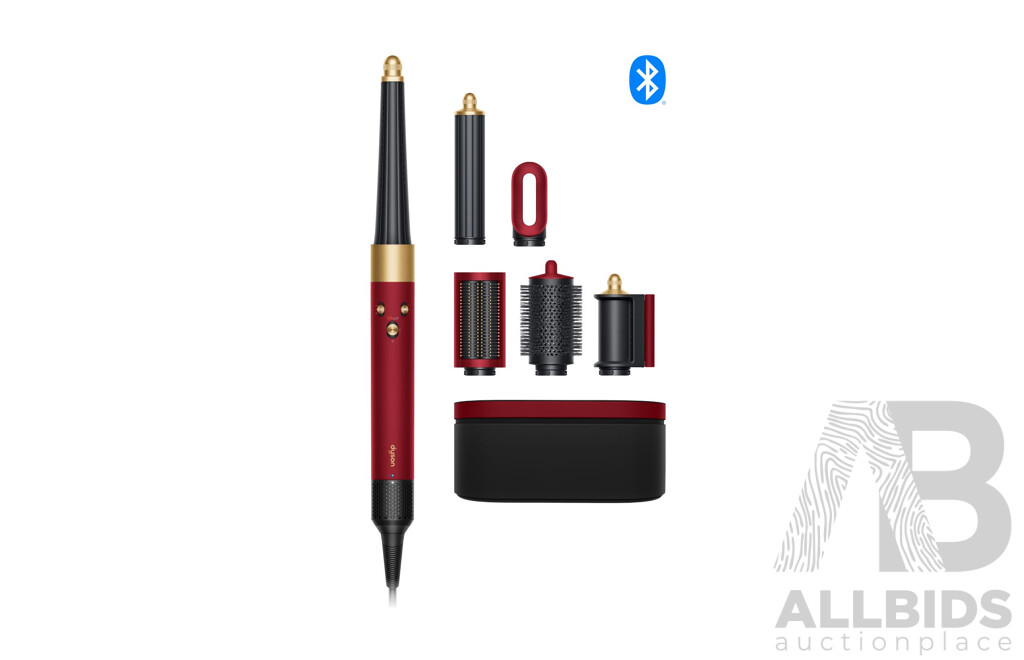 Dyson (596925) Airwrap I.d. | Multi-Styler and Dryer | Complete Long (Red Velvet/Gold) LIMITED EDITION - ORP $849 (Includes 1 Year Warranty From Dyson)