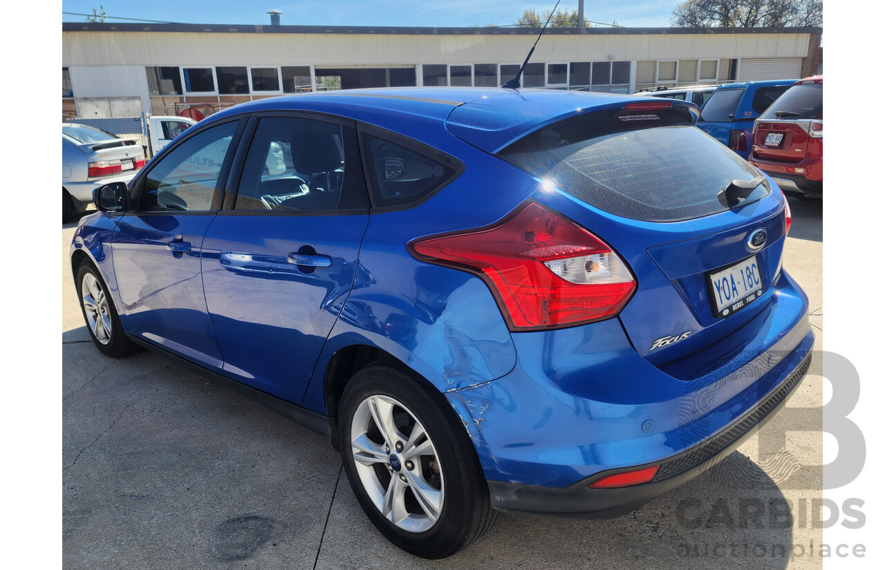 4/2013 Ford Focus Trend LW MK2 5d Hatchback Blue 2.0L