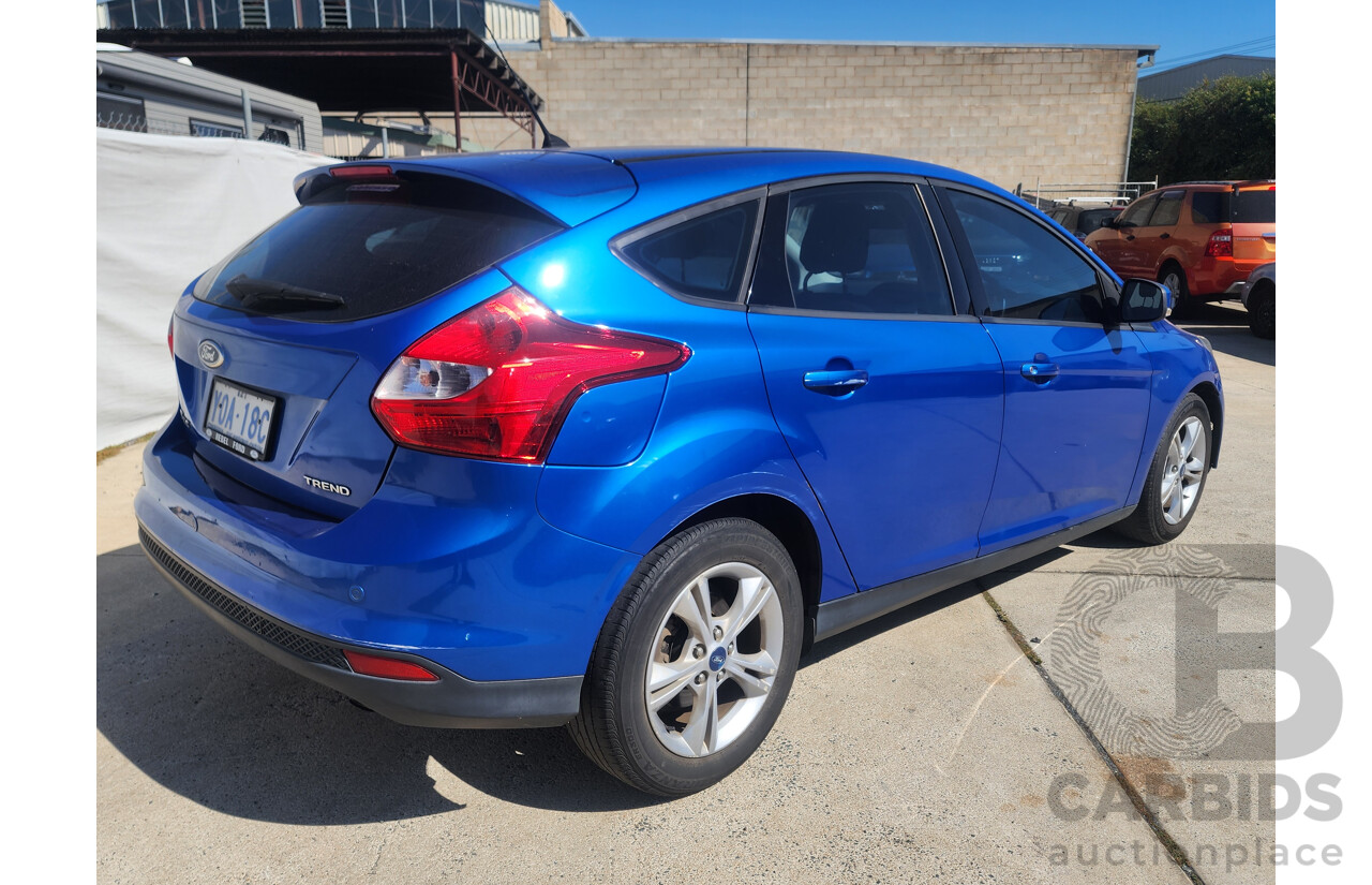 4/2013 Ford Focus Trend LW MK2 5d Hatchback Blue 2.0L