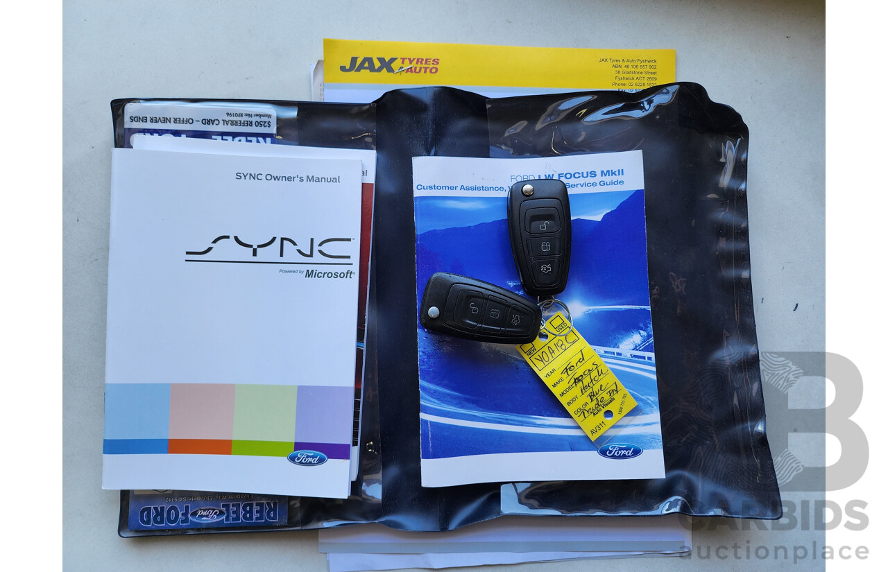 4/2013 Ford Focus Trend LW MK2 5d Hatchback Blue 2.0L