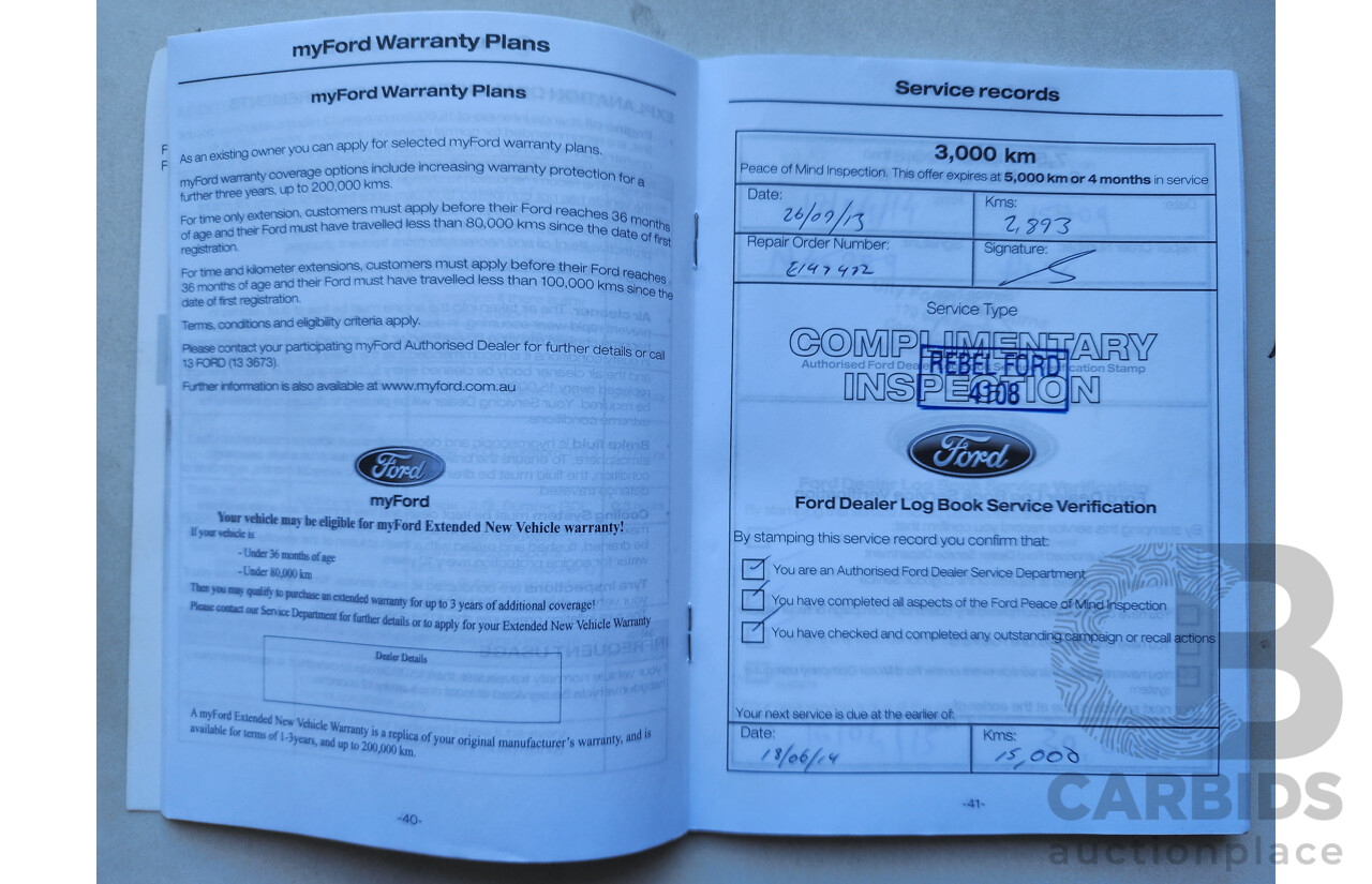 4/2013 Ford Focus Trend LW MK2 5d Hatchback Blue 2.0L