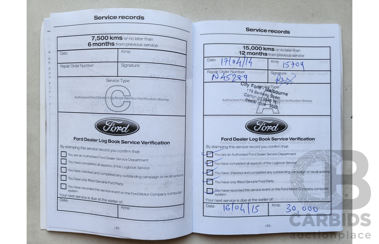 4/2013 Ford Focus Trend LW MK2 5d Hatchback Blue 2.0L