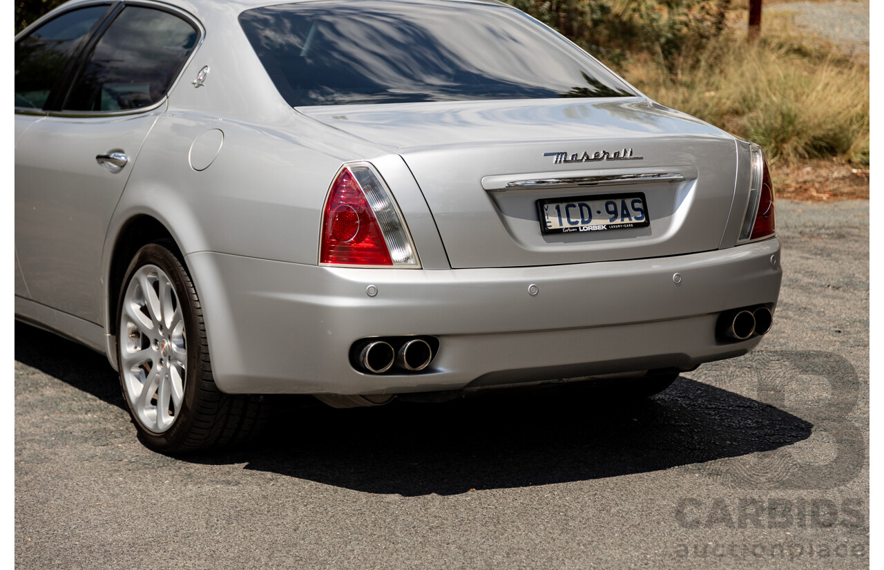 11/2005 Maserati Quattroporte 4d Sedan Grigio Nuvolari Silver V8 4.2L