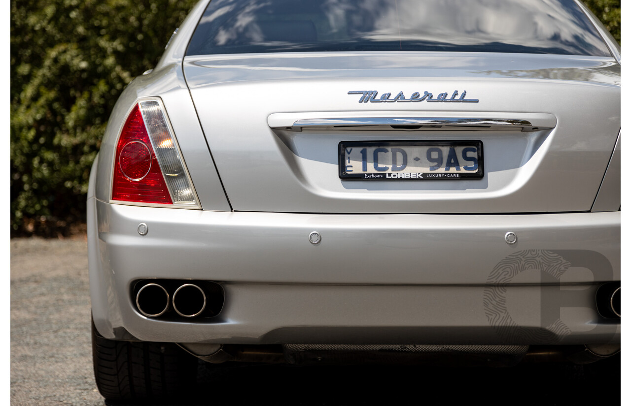 11/2005 Maserati Quattroporte 4d Sedan Grigio Nuvolari Silver V8 4.2L
