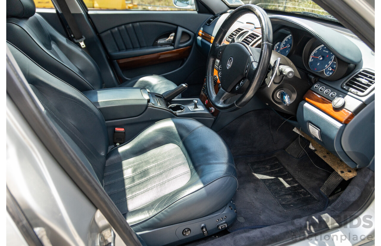 11/2005 Maserati Quattroporte 4d Sedan Grigio Nuvolari Silver V8 4.2L