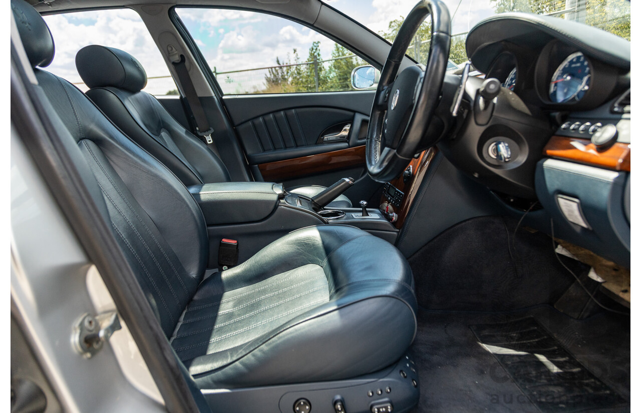 11/2005 Maserati Quattroporte 4d Sedan Grigio Nuvolari Silver V8 4.2L