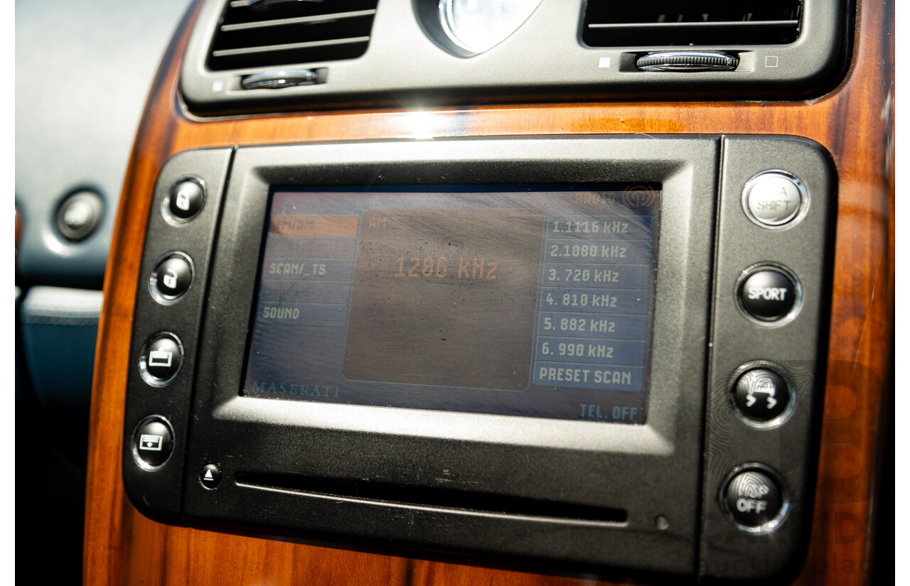 11/2005 Maserati Quattroporte 4d Sedan Grigio Nuvolari Silver V8 4.2L