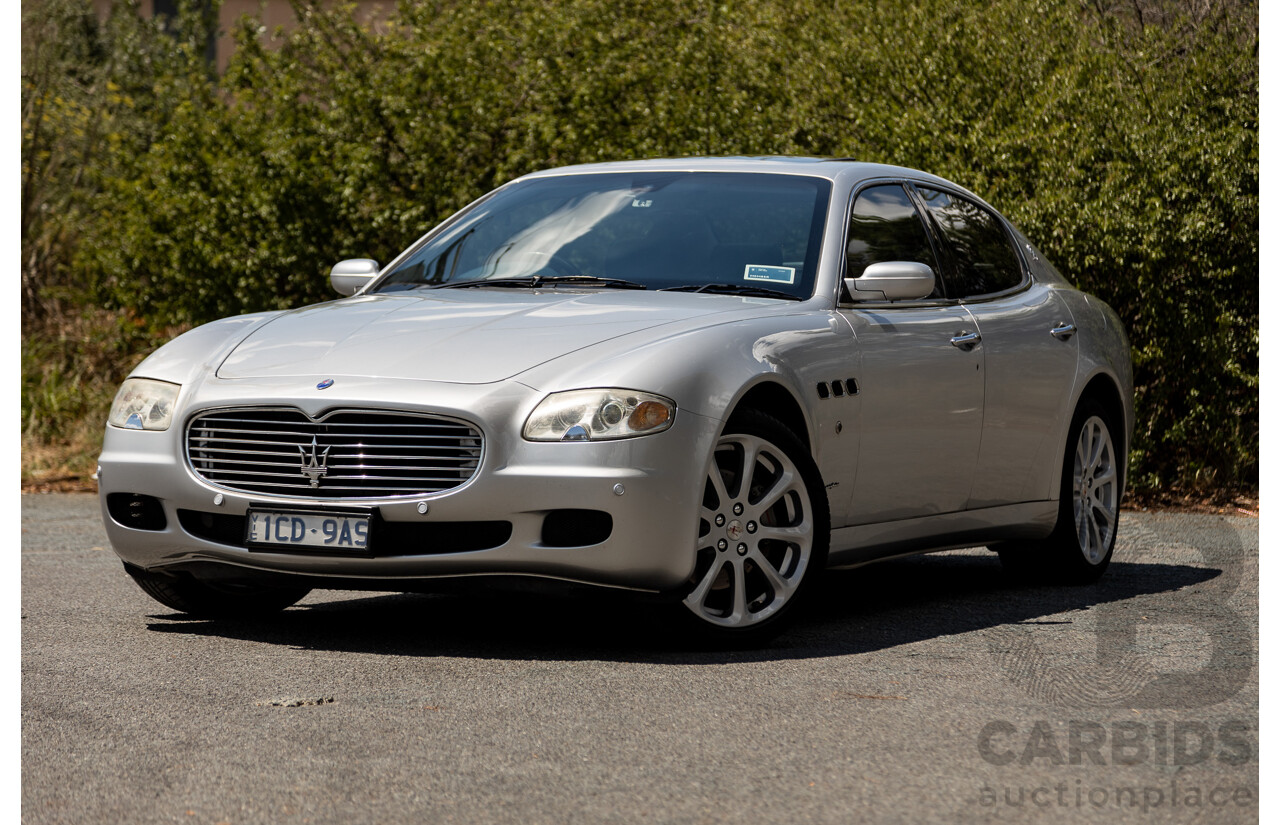 11/2005 Maserati Quattroporte 4d Sedan Grigio Nuvolari Silver V8 4.2L