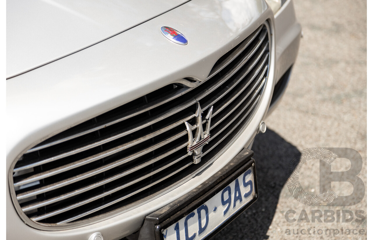 11/2005 Maserati Quattroporte 4d Sedan Grigio Nuvolari Silver V8 4.2L