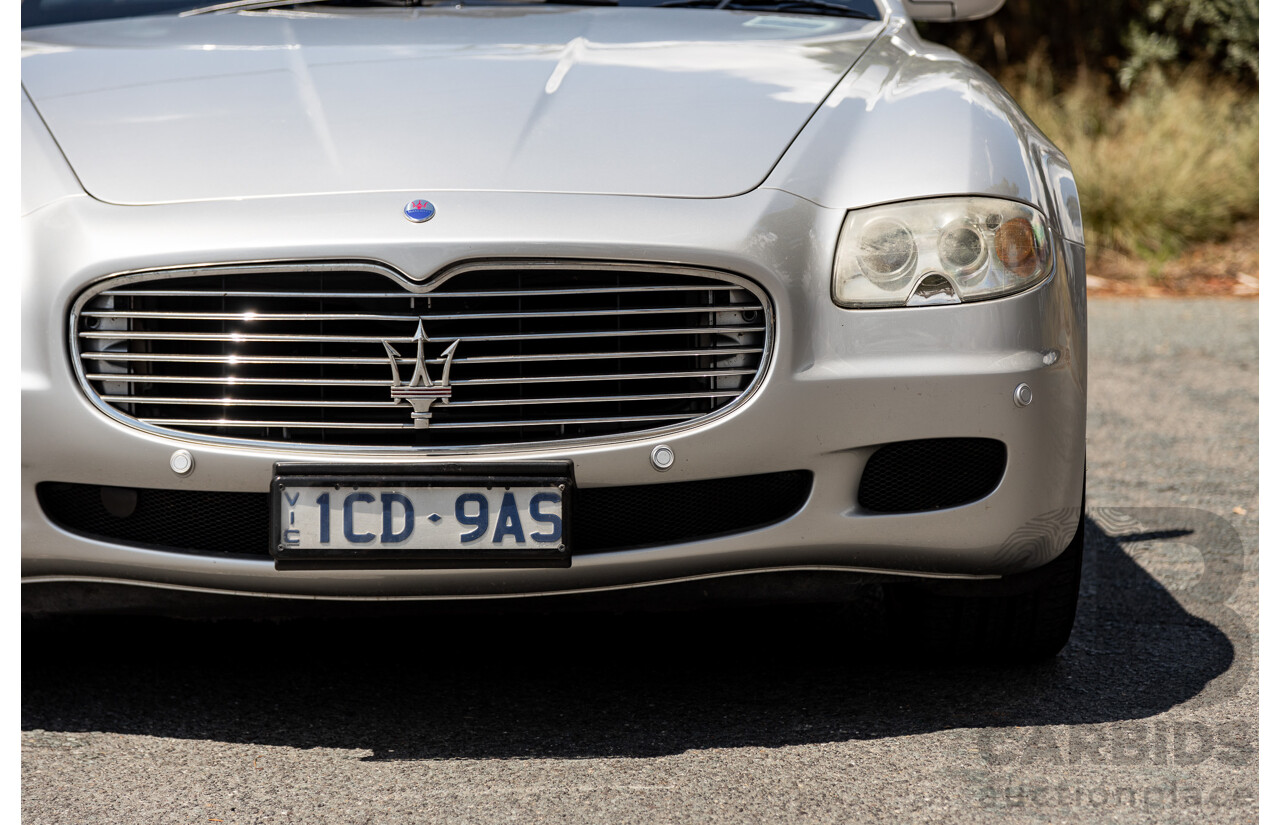 11/2005 Maserati Quattroporte 4d Sedan Grigio Nuvolari Silver V8 4.2L