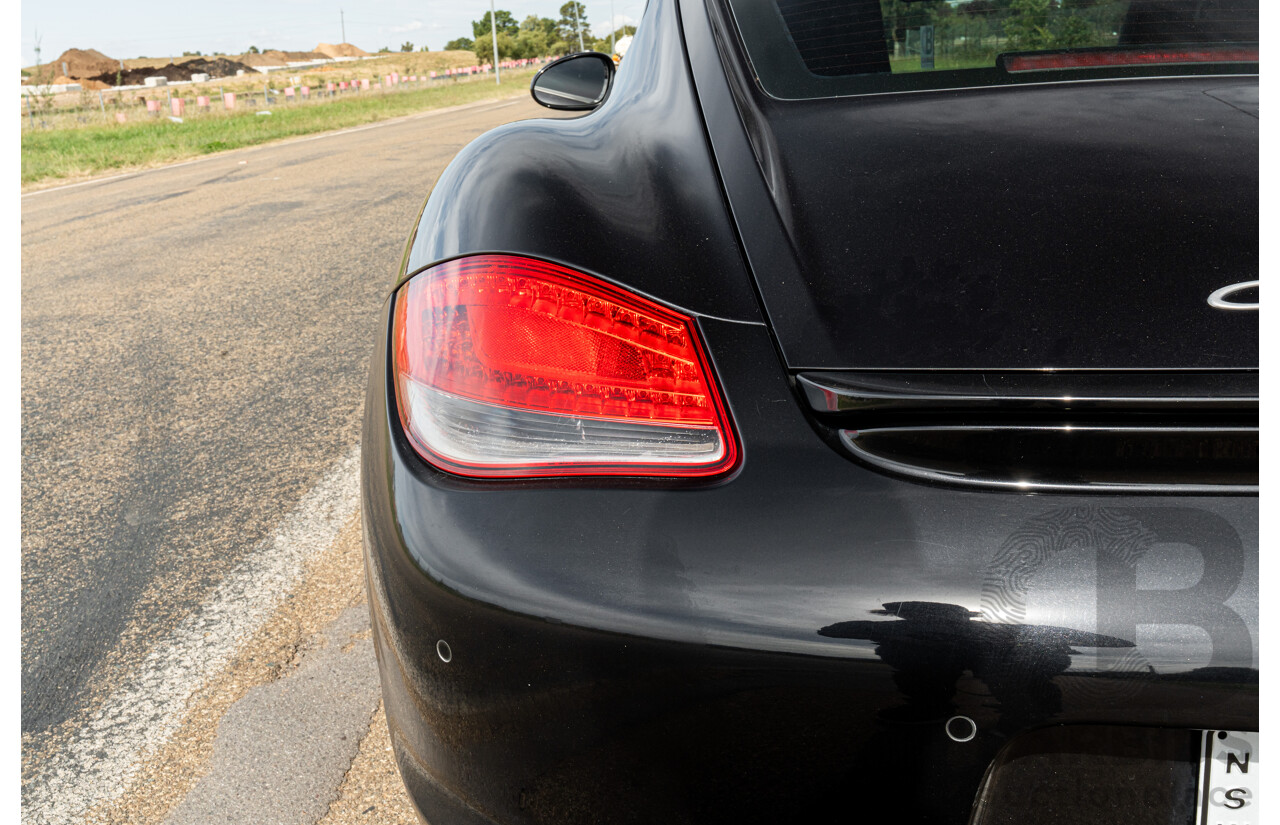 8/2011 Porsche Cayman 987 MY11 2d Coupe Basalt Black Metallic 2.9L
