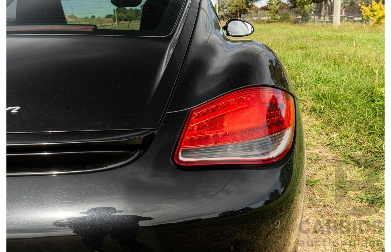 8/2011 Porsche Cayman 987 MY11 2d Coupe Basalt Black Metallic 2.9L