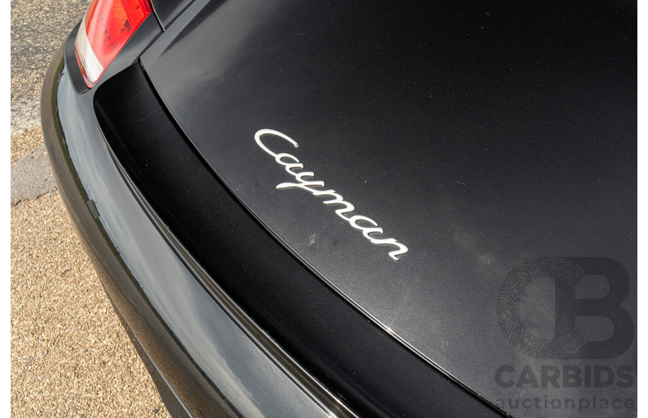 8/2011 Porsche Cayman 987 MY11 2d Coupe Basalt Black Metallic 2.9L