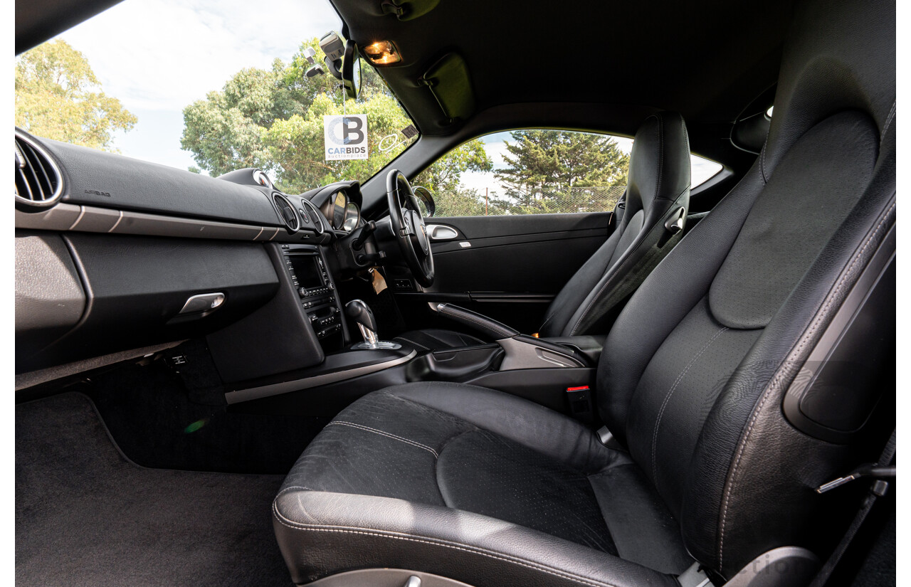 8/2011 Porsche Cayman 987 MY11 2d Coupe Basalt Black Metallic 2.9L