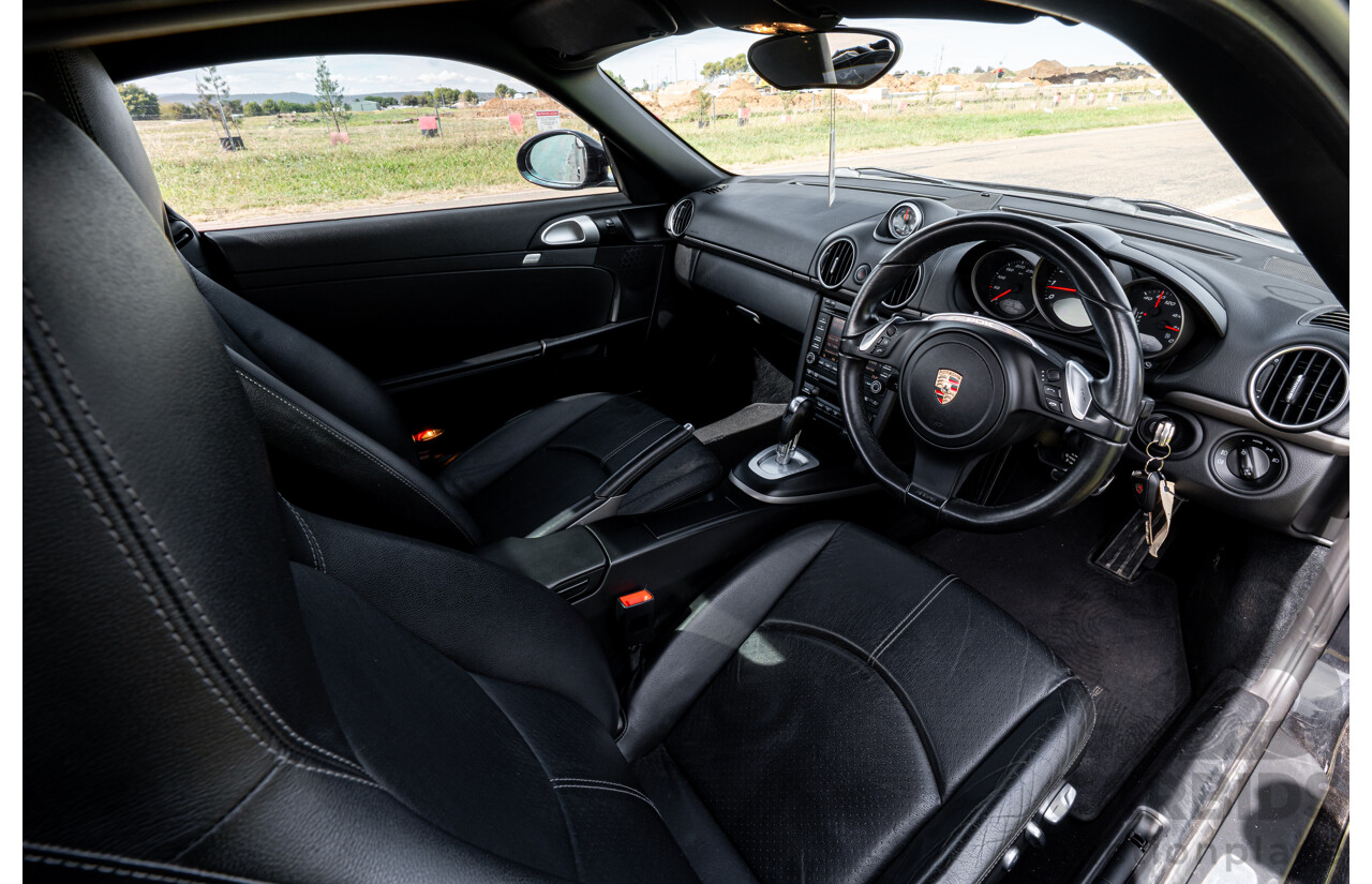 8/2011 Porsche Cayman 987 MY11 2d Coupe Basalt Black Metallic 2.9L