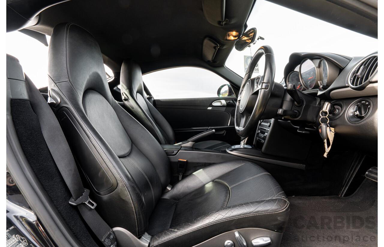 8/2011 Porsche Cayman 987 MY11 2d Coupe Basalt Black Metallic 2.9L