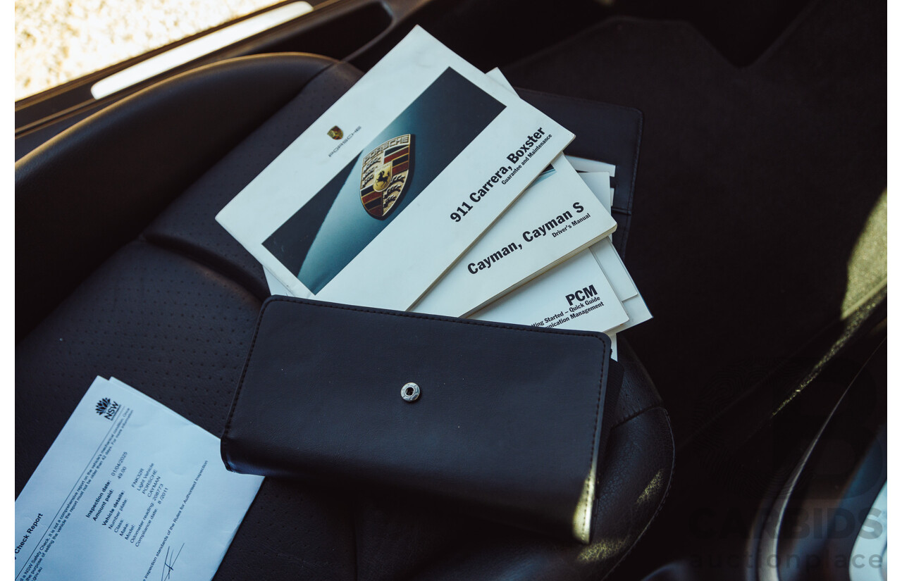 8/2011 Porsche Cayman 987 MY11 2d Coupe Basalt Black Metallic 2.9L