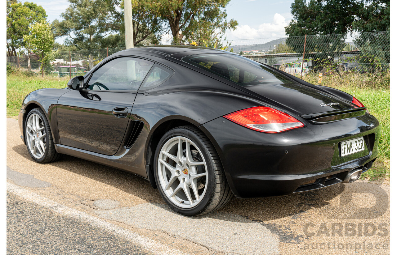 8/2011 Porsche Cayman 987 MY11 2d Coupe Basalt Black Metallic 2.9L
