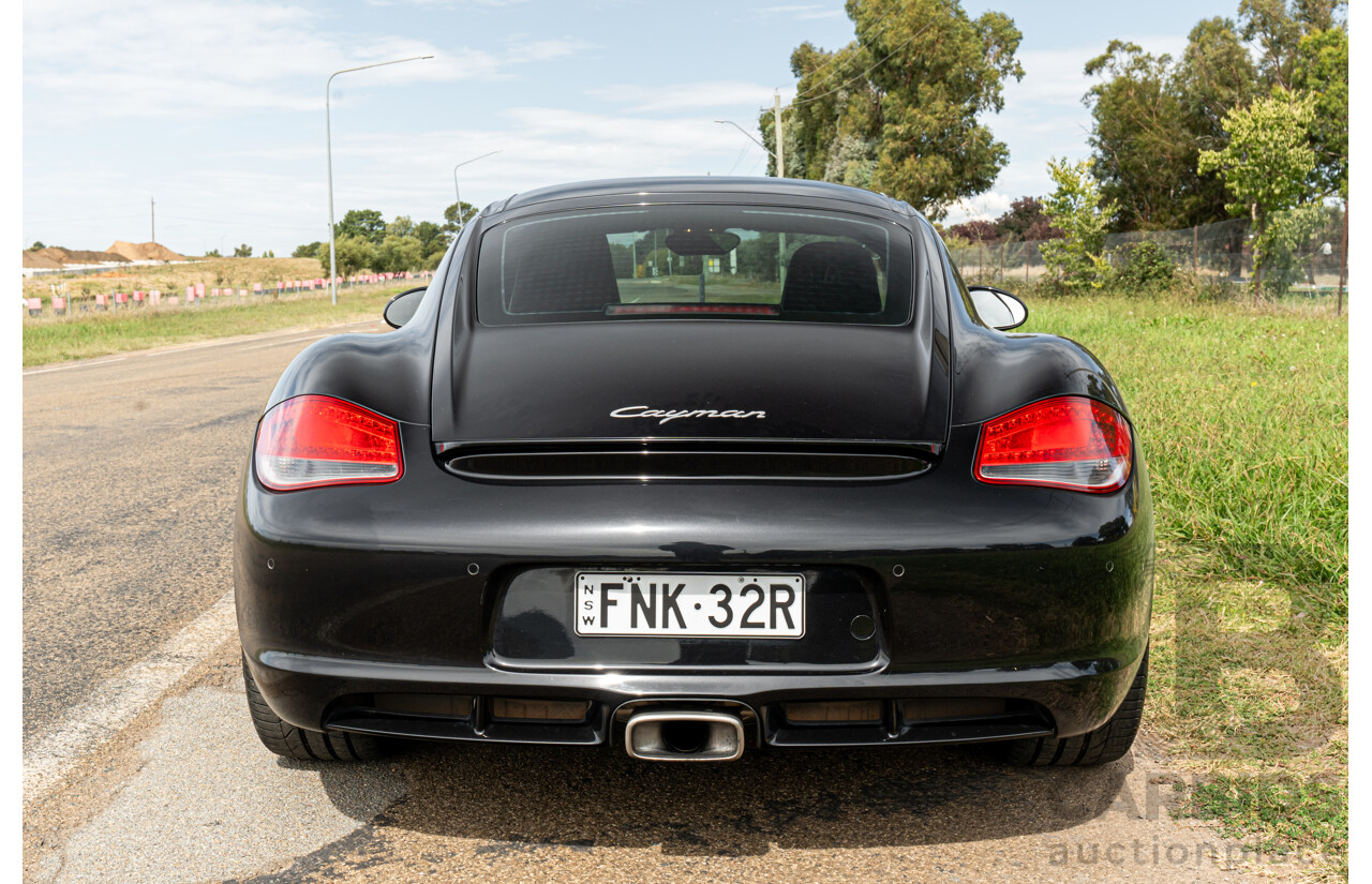 8/2011 Porsche Cayman 987 MY11 2d Coupe Basalt Black Metallic 2.9L
