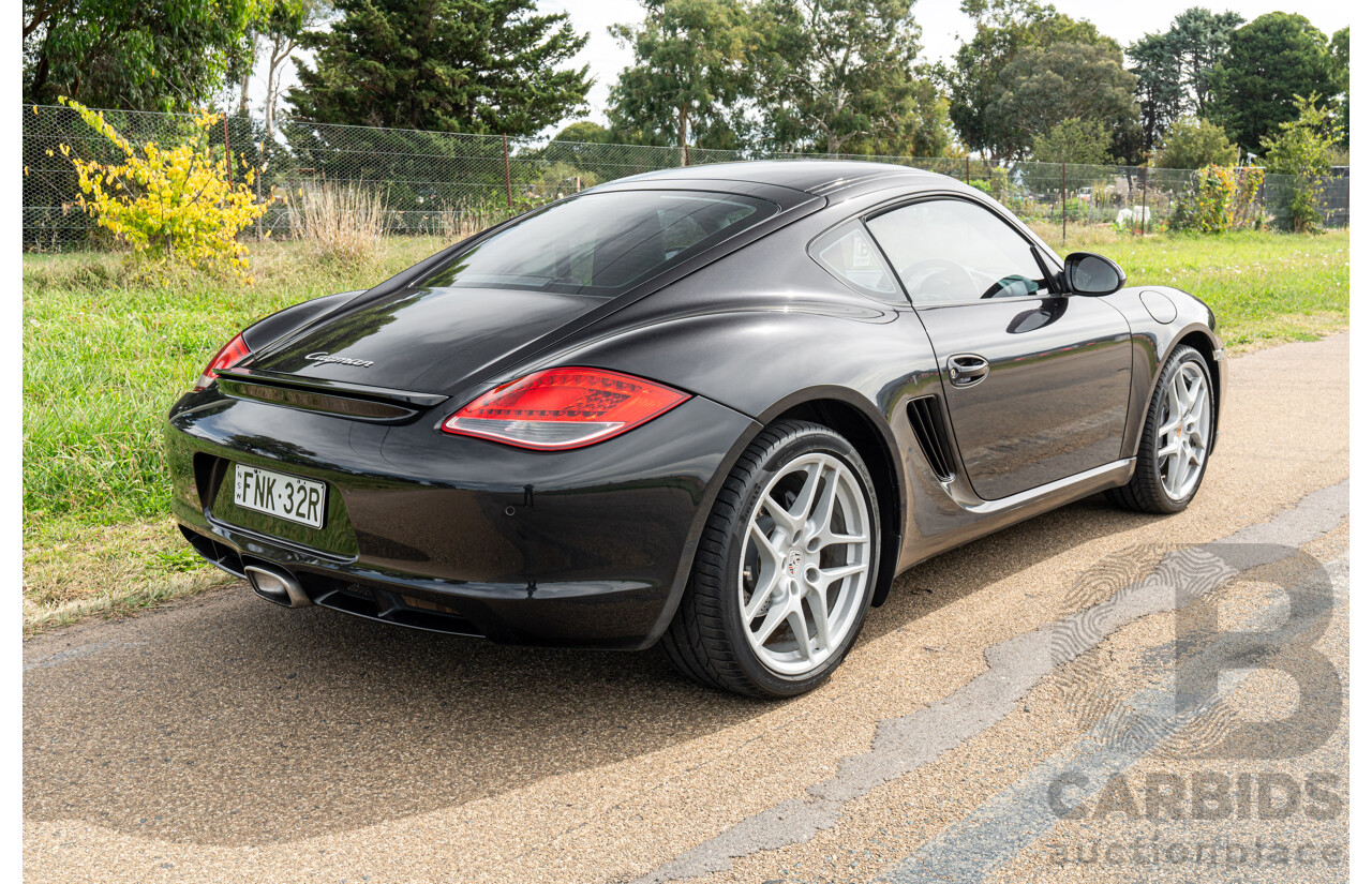 8/2011 Porsche Cayman 987 MY11 2d Coupe Basalt Black Metallic 2.9L