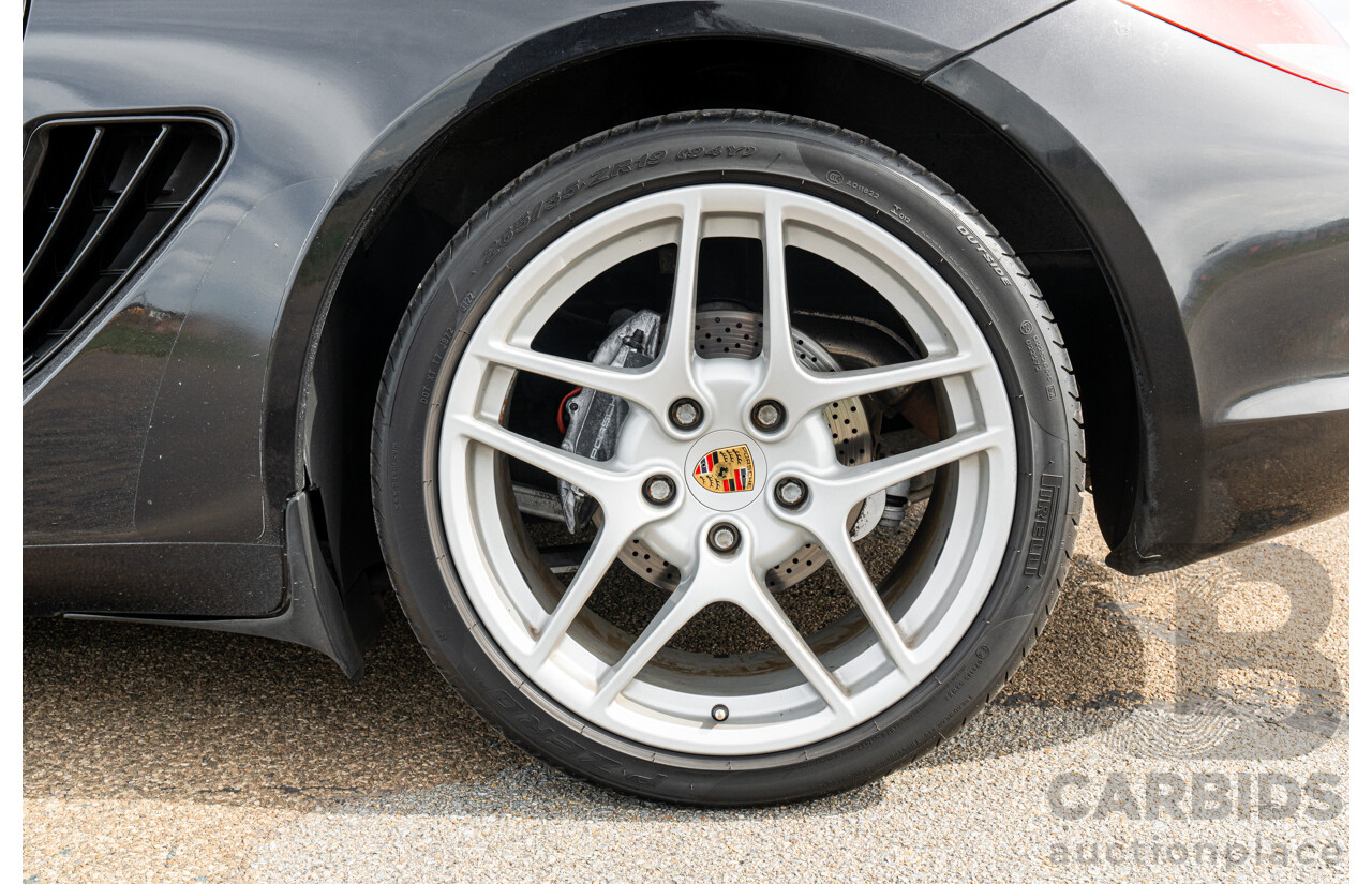 8/2011 Porsche Cayman 987 MY11 2d Coupe Basalt Black Metallic 2.9L