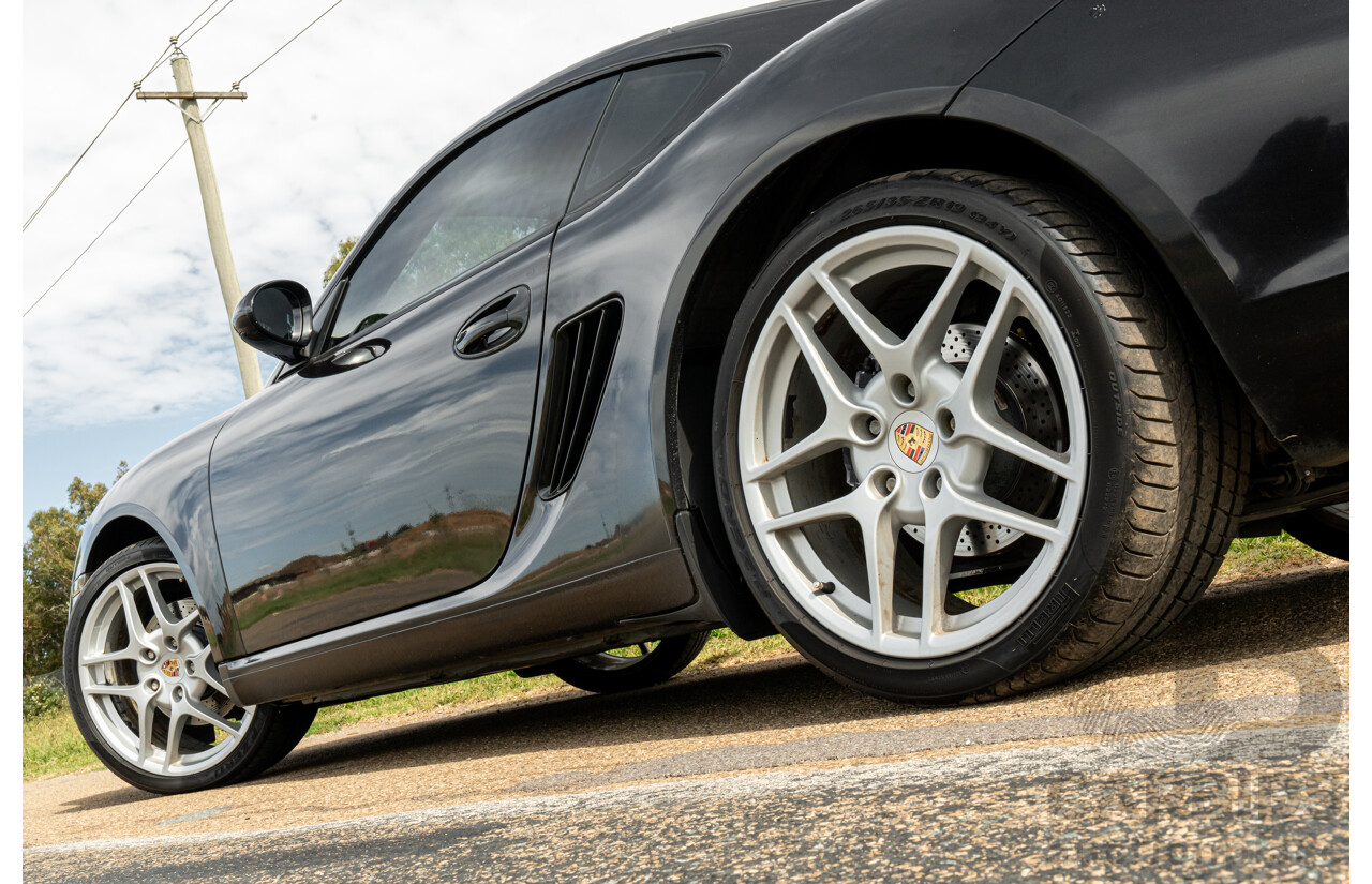 8/2011 Porsche Cayman 987 MY11 2d Coupe Basalt Black Metallic 2.9L
