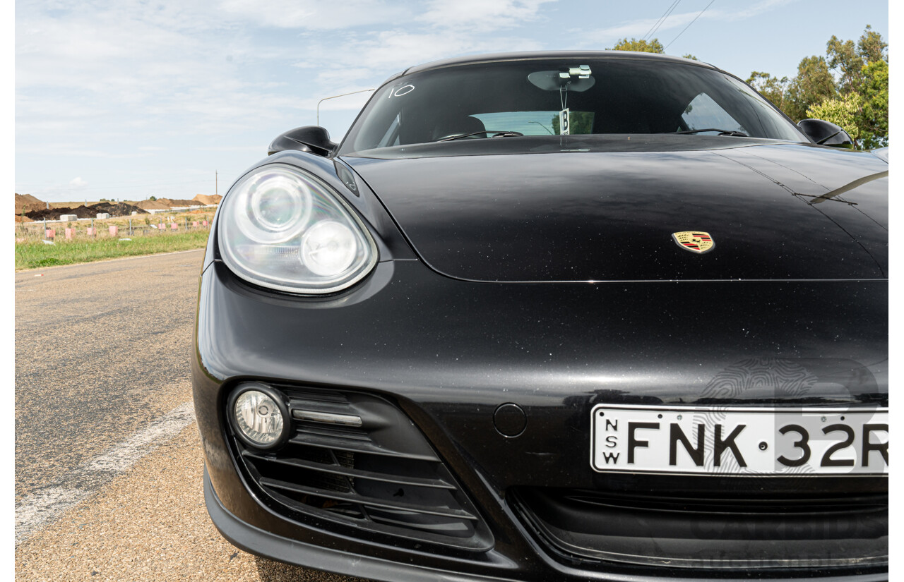 8/2011 Porsche Cayman 987 MY11 2d Coupe Basalt Black Metallic 2.9L