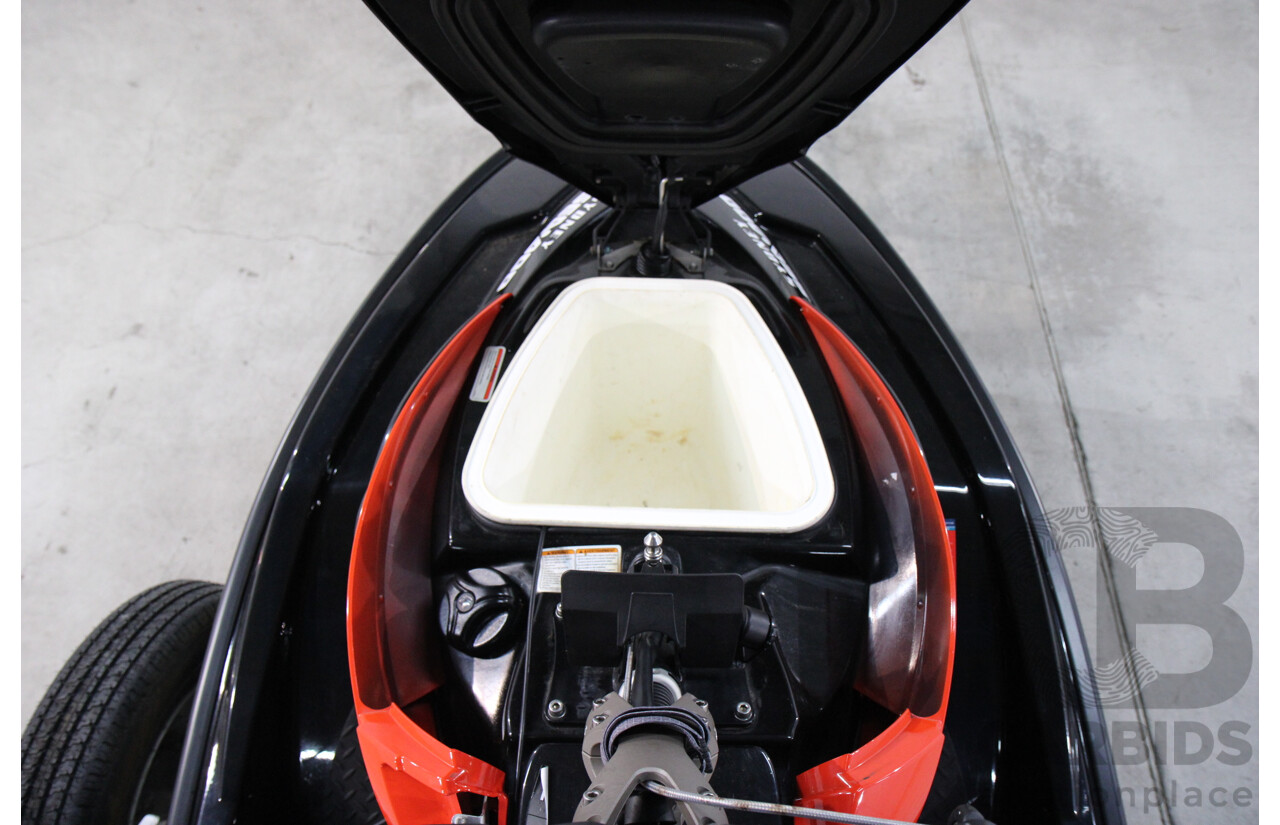 2011 Seadoo RXP-X 255 RS Personal Watercraft Dragon Red/ Black Supercharged 1494cc - On Trailer