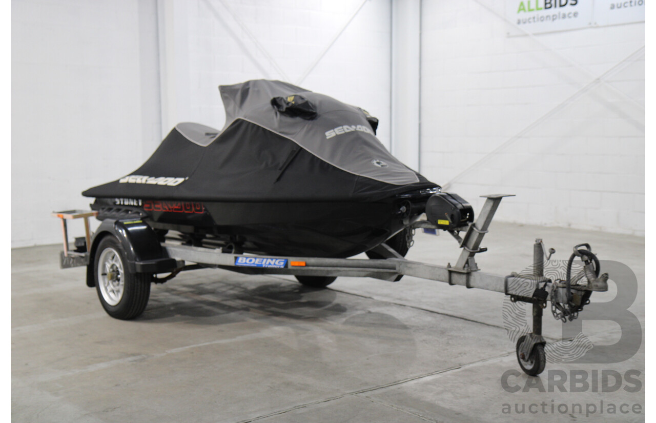 2011 Seadoo RXP-X 255 RS Personal Watercraft Dragon Red/ Black Supercharged 1494cc - On Trailer