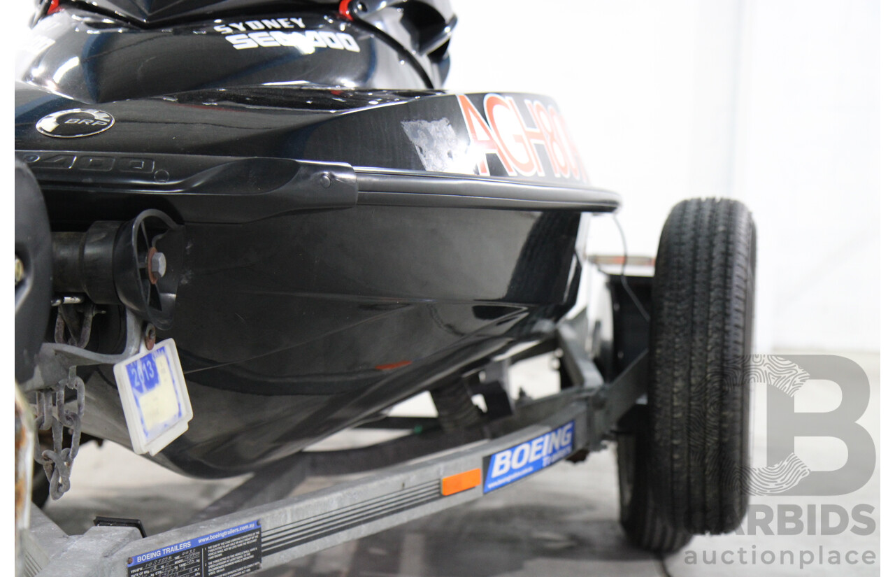 2011 Seadoo RXP-X 255 RS Personal Watercraft Dragon Red/ Black Supercharged 1494cc - On Trailer