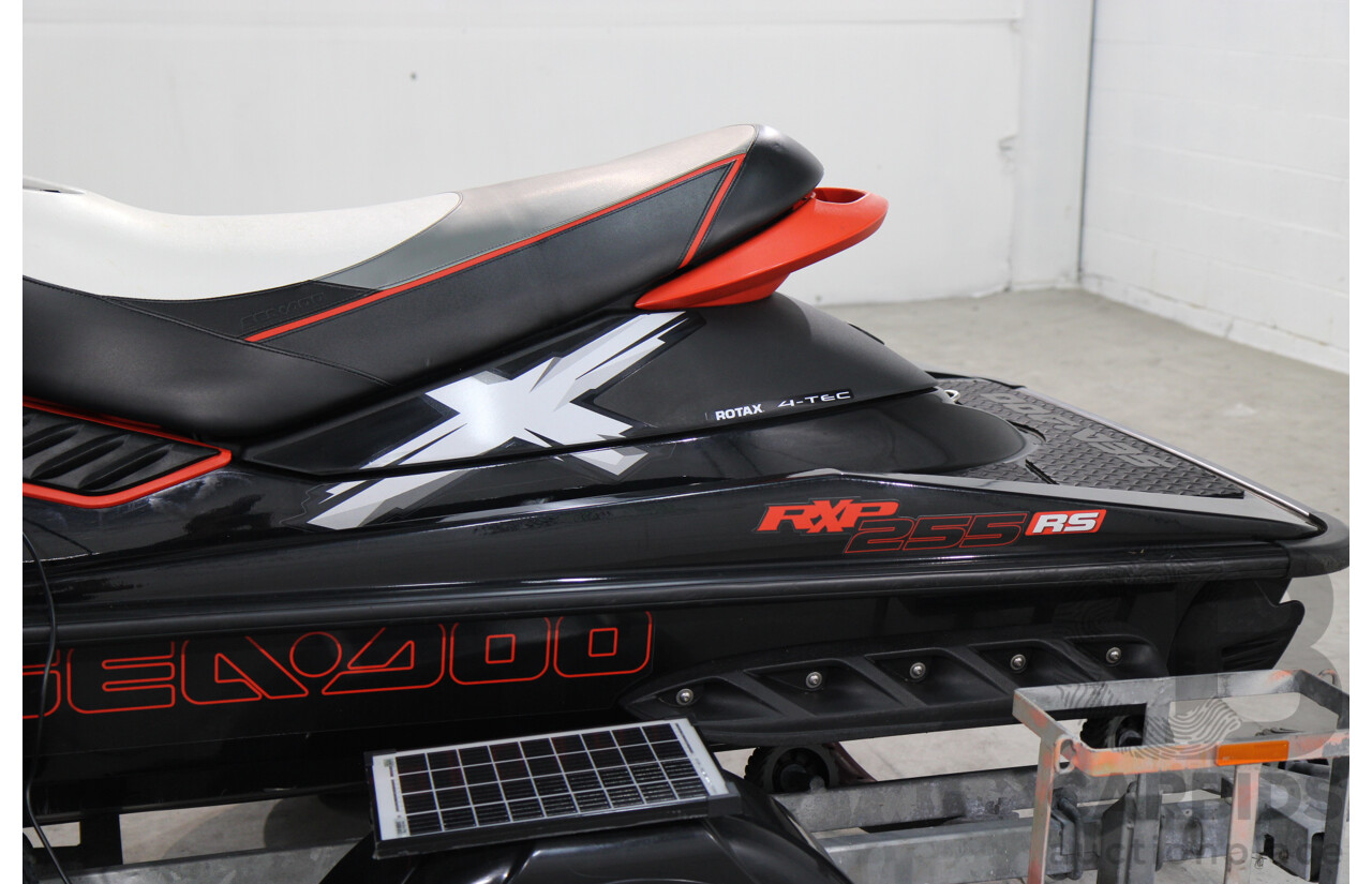 2011 Seadoo RXP-X 255 RS Personal Watercraft Dragon Red/ Black Supercharged 1494cc - On Trailer