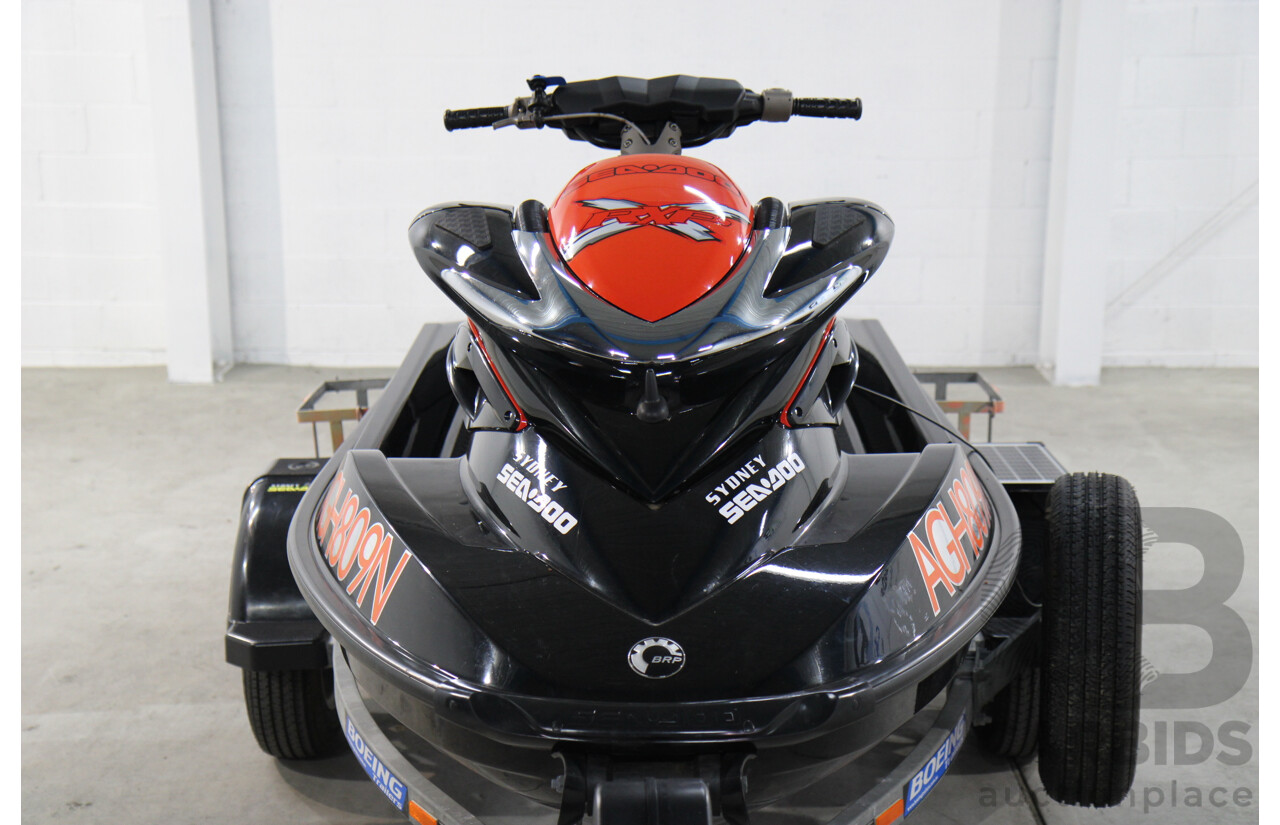 2011 Seadoo RXP-X 255 RS Personal Watercraft Dragon Red/ Black Supercharged 1494cc - On Trailer
