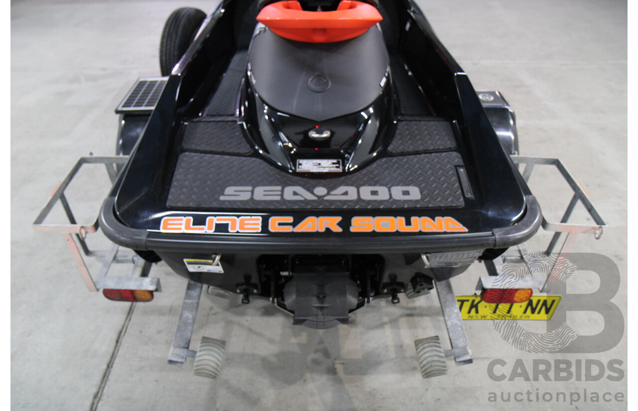 2011 Seadoo RXP-X 255 RS Personal Watercraft Dragon Red/ Black Supercharged 1494cc - On Trailer