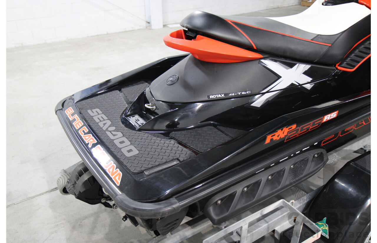 2011 Seadoo RXP-X 255 RS Personal Watercraft Dragon Red/ Black Supercharged 1494cc - On Trailer