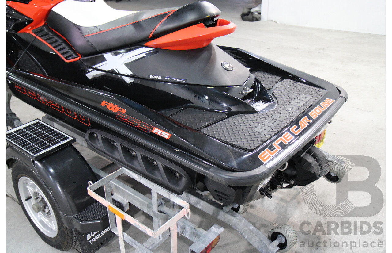 2011 Seadoo RXP-X 255 RS Personal Watercraft Dragon Red/ Black Supercharged 1494cc - On Trailer