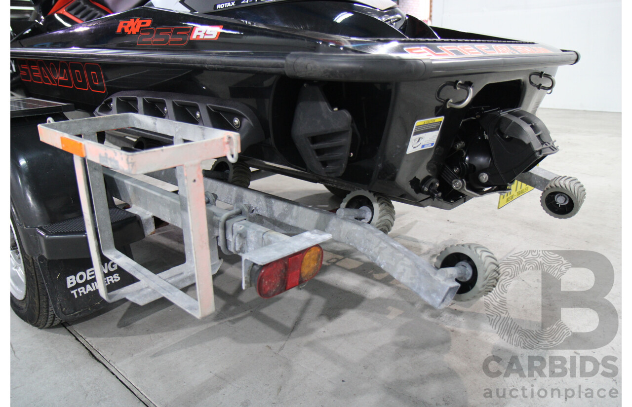 2011 Seadoo RXP-X 255 RS Personal Watercraft Dragon Red/ Black Supercharged 1494cc - On Trailer